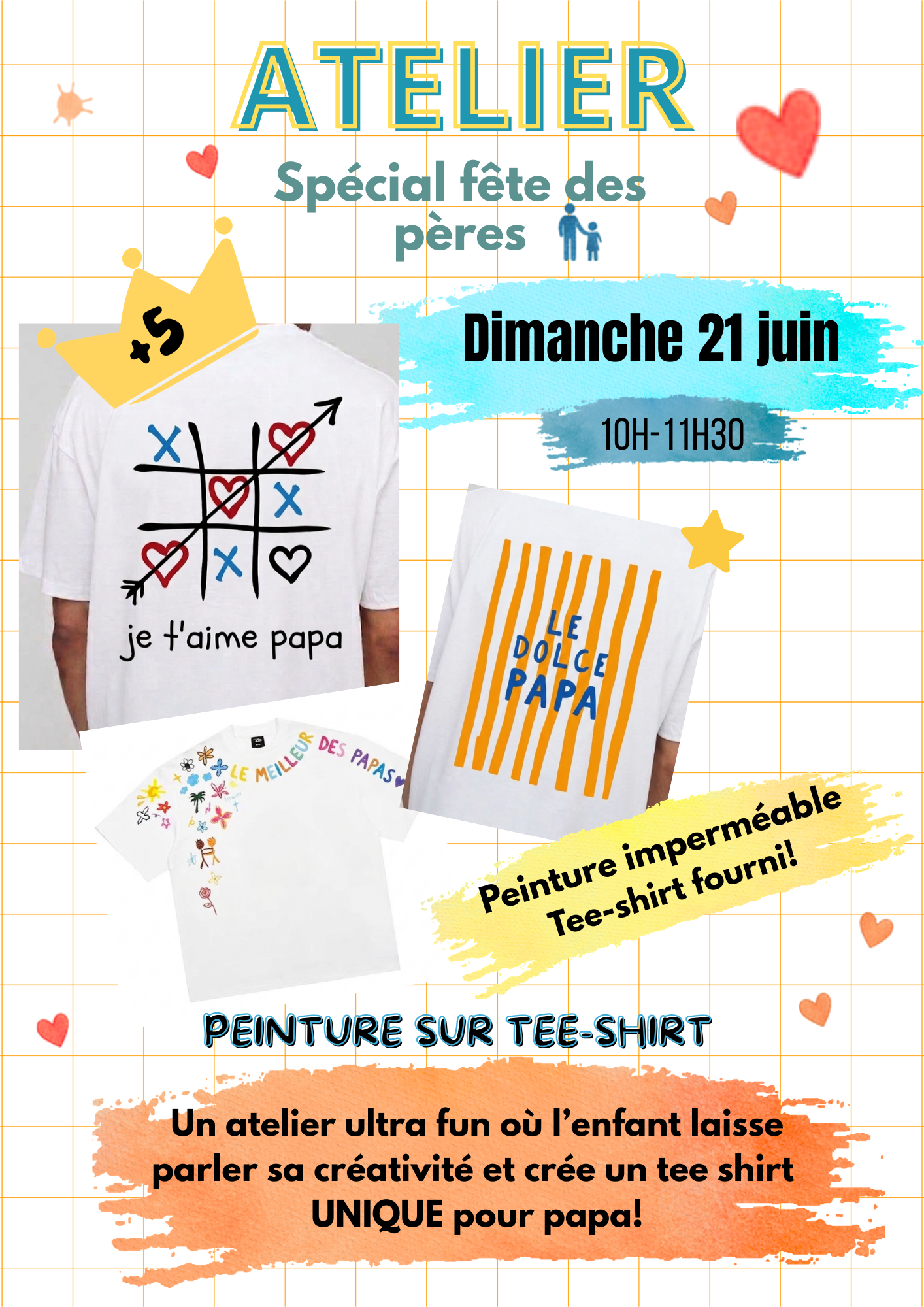 21/06/26 10h-11h30 --- Atelier spécial fête des pères