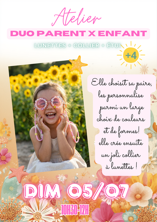 05/07/26 10h30-12h --- Lunettes Custo'